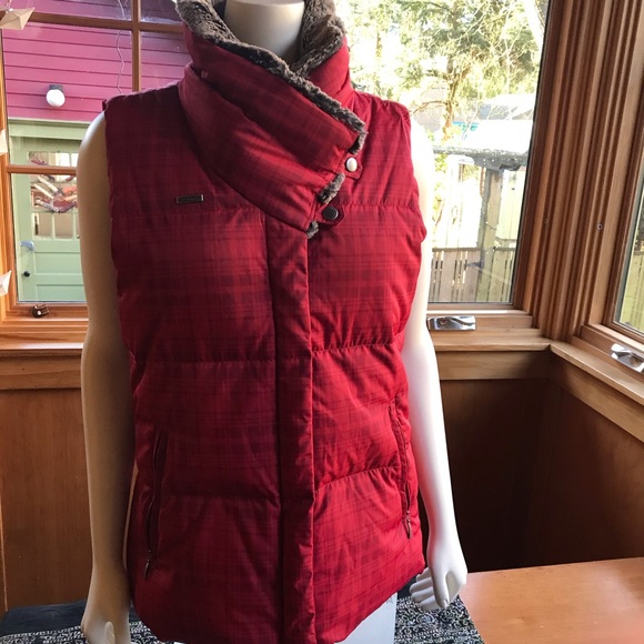 Columbia Sportswear Red  Down and Feather Vest - Picture 2 of 7